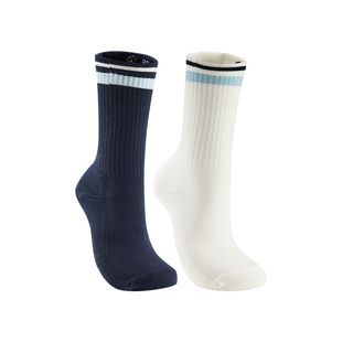 迪卡侬官方袜子女中筒袜长筒袜春季透气吸汗保暖纯色男士长袜OVA1