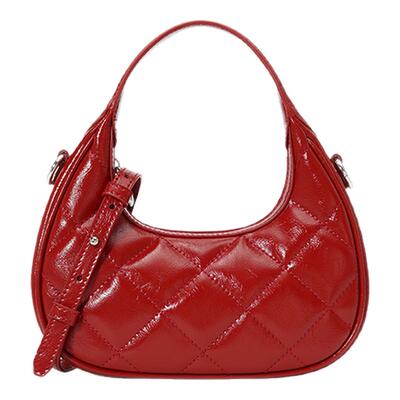 ANGELSKY原创设计菱格斜挎包