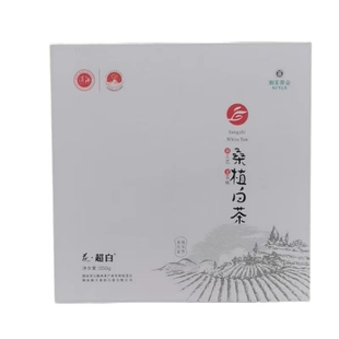 桑植白茶350克礼盒送礼张家界特产花超白牡丹湘丰正品西莲茶饼