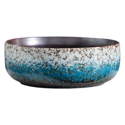 花盆水仙盆水培器皿铜钱草花盆家用水养一叶莲睡莲桌面陶瓷带托盘