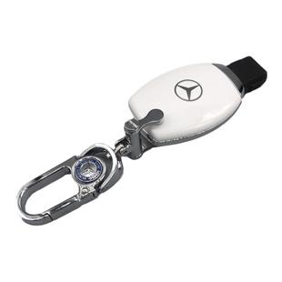 奔驰专用钥匙套老款A级B180lC级c200lGLA220GLK保护壳e300l半包扣