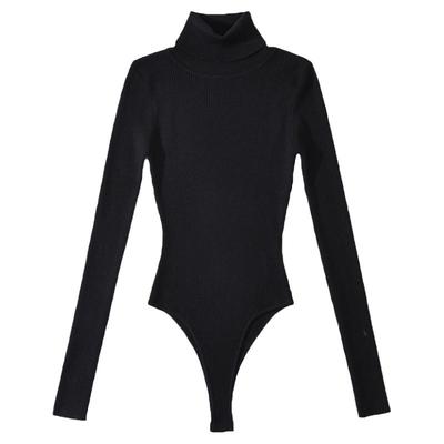 毛衣高领套头修身显瘦裆部暗扣