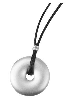 古法纯银如意平安扣吊坠情侣一对