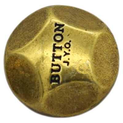 启铭圆形字母合金缝线纽扣