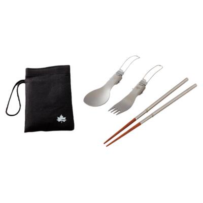 露营便携餐具筷子勺子套装户外