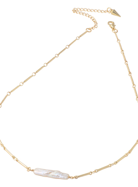 日常百搭～简约款巴洛克珍珠项链