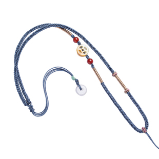 亏米福利！手工编织横穿项链挂绳转运珠天珠挂绳可调节配珠吊坠绳