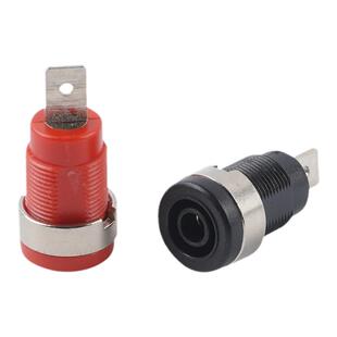 4mm黄铜香蕉插座/安全型耐高压/12mm面板开孔/M4接线端子1KV-19A