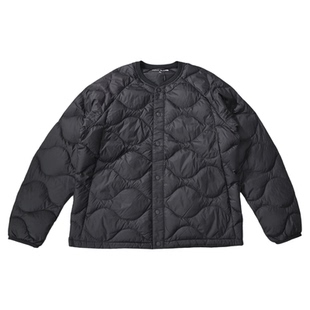 新款ABLE JEANS羽绒服男轻薄外套冬季无领羽绒衣宽松绗线休闲夹克