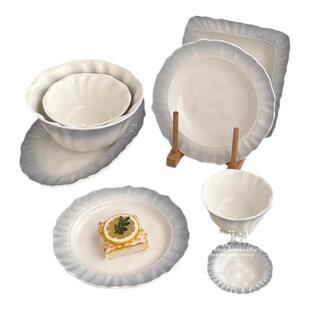 好看的饭碗可爱碗具套装陶瓷汤碗大号面碗家用高级感米饭碗拌面碗