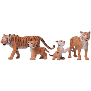 仿真动物模型亲子装玩具摆件实心硬塑胶野生森林老虎狮子儿童礼物