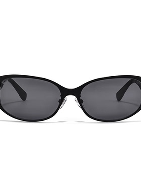 Fakeme质感板材椭圆框太阳镜