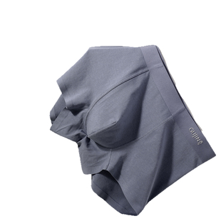 古今2025年新款纯棉透气男士内裤亲肤柔软弹力舒服平角裤双层底档