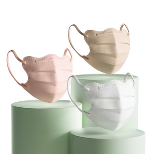 【所有女生直播间】超亚低呼吸阻力蝶形一次性口罩冬季保暖防护zb