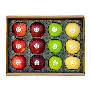 彩苹之愿 云南昭通高原瑞雪苹果 维纳斯黄金苹果彩色苹果圣诞礼盒