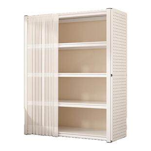 家用货架置物架多层落地阳台收纳架洞洞板书架一体靠墙储物铁架子