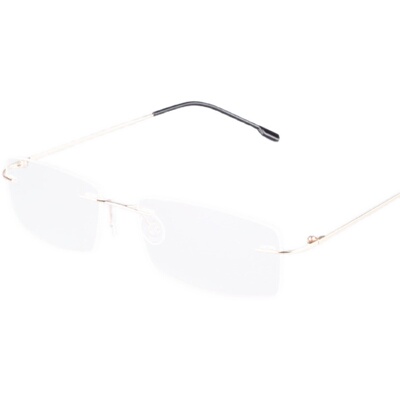 超轻金丝边小方形眼镜框