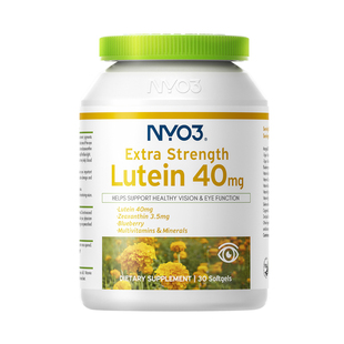 NYO3蓝莓叶黄素软胶囊防蓝光高含量40mg营养素中老年成人30粒
