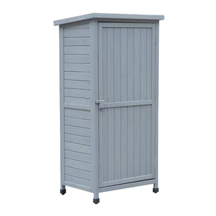 户外储物柜花园庭院农具收纳柜家用防水防晒防腐杂物柜工具柜室外