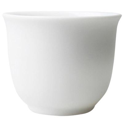九土甜白釉景德鎮简约风品茗杯