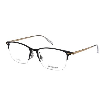 万宝龙金属眉框半框光学镜