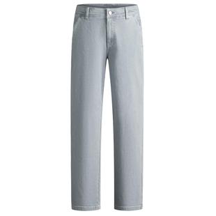 Navigare意大利小帆船时尚舒弹休闲裤男春秋季新款灰色通勤风长裤