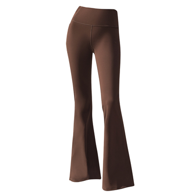 秋冬加绒保暖瑜伽裤女微喇叭新款