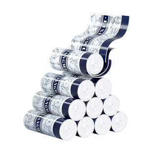 免撕抽绳拉垃圾袋家用加厚手提式大号超特厚厨房桶办公室用塑料袋