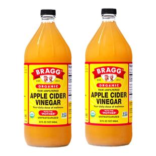 美国Bragg苹果醋进口博饶谷原浆浓缩0糖0脂健身饮料纯天然旗舰店
