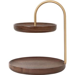 初心实木钥匙盒轻奢玄关置物架进门挂首饰托盘摆件入户桌面收纳架