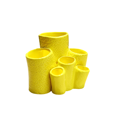 潮流大容量陶瓷珊瑚牙刷牙膏收纳筒家用洗漱台手电动牙刷底座支架