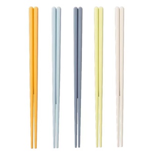 双枪合金筷子马卡龙六角花海家用分色筷抗菌防滑一人一筷2024新款