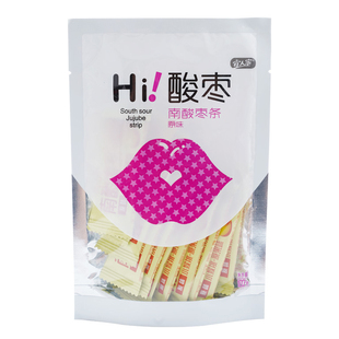 宜人家酸枣条原味芝麻味酸甜零食果糕休闲独立装小吃蜜饯果干袋装