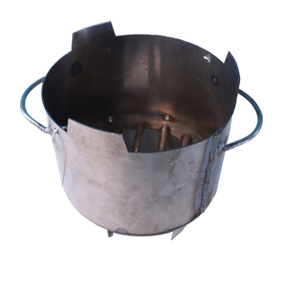 钢制炭火炉家用取暖户外露营地摊炭火火锅烹饪围炉煮茶热水易携带