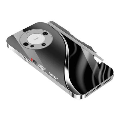 适用mate60pro渐变晕染玻璃壳