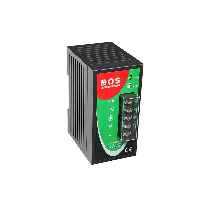 厂家直销DOS导轨式开关电源供应器可选直流数字电压显示5V12V24V