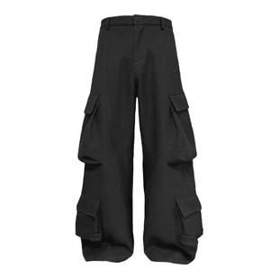 JCAESAR POCKET CARGO 多口袋新工装长裤 弯刀结构廓形 绳结肌理