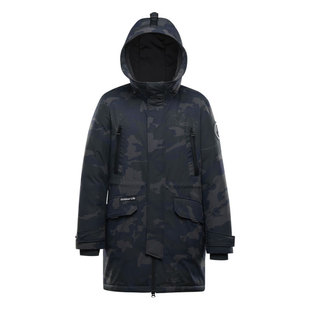 波司登羽绒服男冬季新品极寒短款户外迷彩鹅绒服连帽防风工装外套