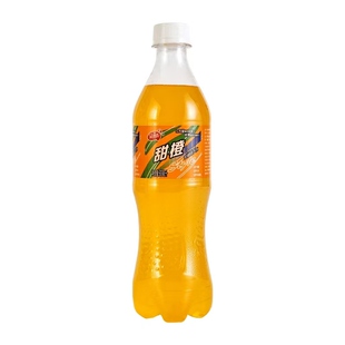 甜橙橙味汽水500ml瓶装碳酸饮料河南特产果味饮料清爽c