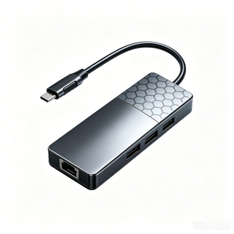 Type-C转USB3.0千兆网卡HUB