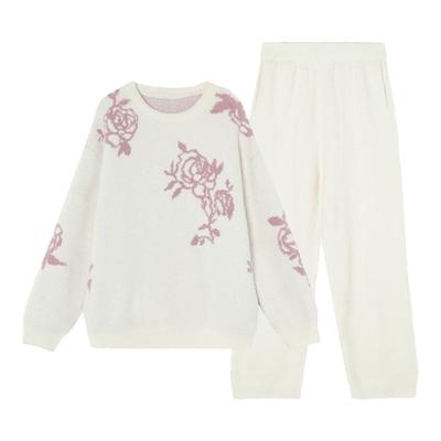 安莉芳半边绒女士睡衣秋冬保暖服