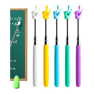 可伸缩教鞭指读棒儿童阅读学习读书小手指棒教具教棒教棍教学早教指挥棒认字家用教师专用点读棒教学棒教杆