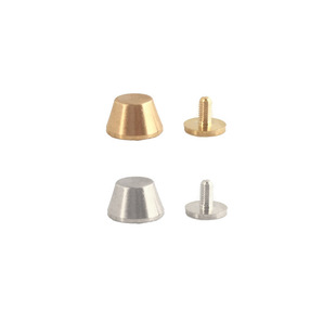 纯铜包包螺丝配件五金底座螺母蘑菇钉财布扣金属扣和尚头女包配件