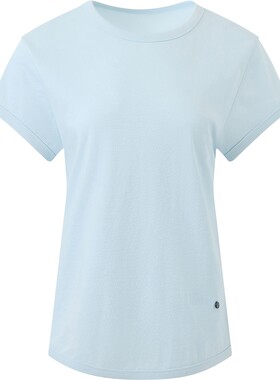 播26夏新品短袖T恤女基础款纯色圆领上衣DDT2YD5710