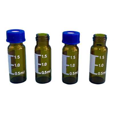2ml透明/棕色进样瓶液相色谱玻璃样品瓶安捷伦取样瓶顶空瓶含垫盖