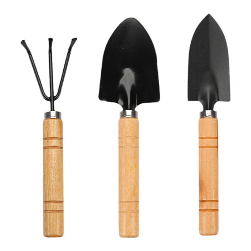 粗细园艺松土工具三件套