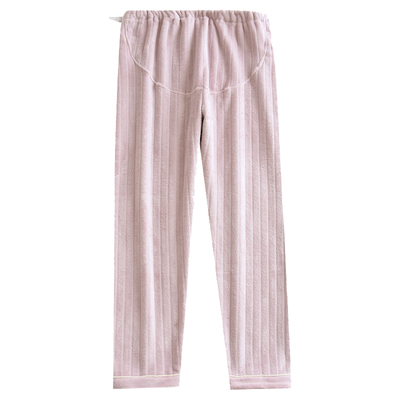 孕妇睡裤秋冬季珊瑚绒托腹裤