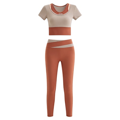 2025新款速干健身服短袖套装