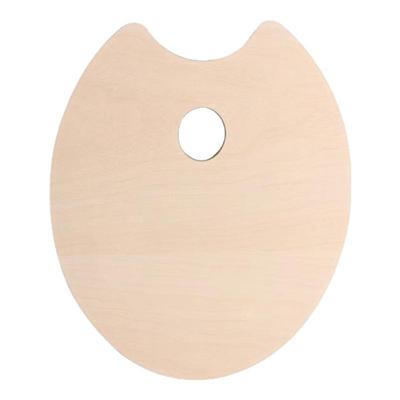 塑料调色盘美术生专用木质调色板