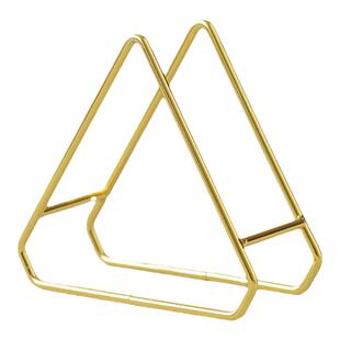 北欧风隔热垫铁艺收纳架硅胶防烫锅垫架竹垫盘垫碗垫架子创意简约